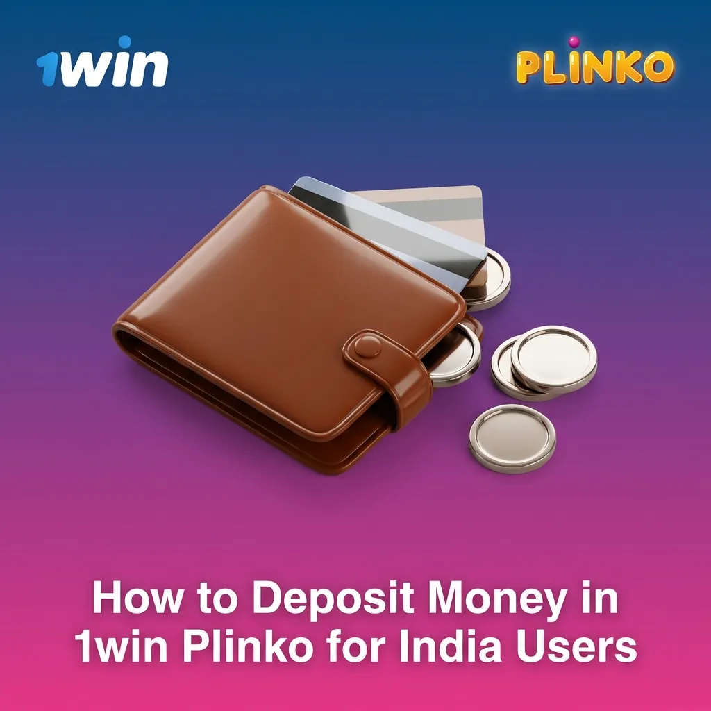Illustration of Indian user depositing rupees to 1win Plinko via UPI, PayTM, PhonePe, GPay, card, or crypto on mobile.